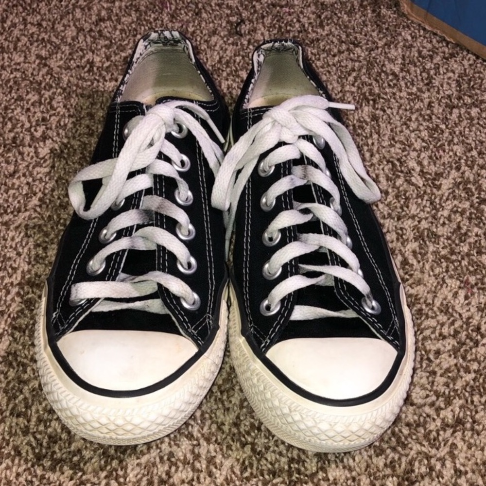 Black Low Top Converse